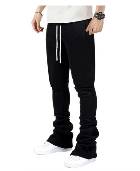 Men's Plus Size Stacked Cargo Pants – Fleece Streetwear
