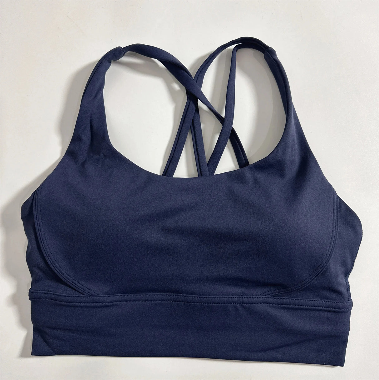 Women Cross Strap Sports Bra with Pads