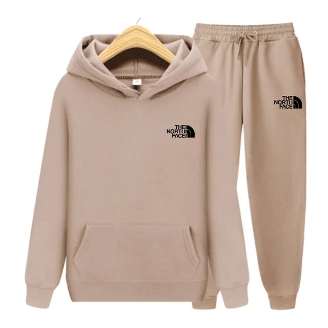 Unisex Printed Hooded Tracksuit