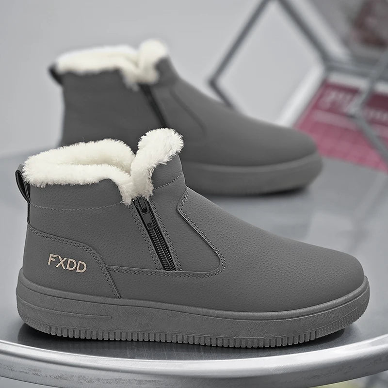 أحذية المطر الخارجية ذات النعل السميك للنساء