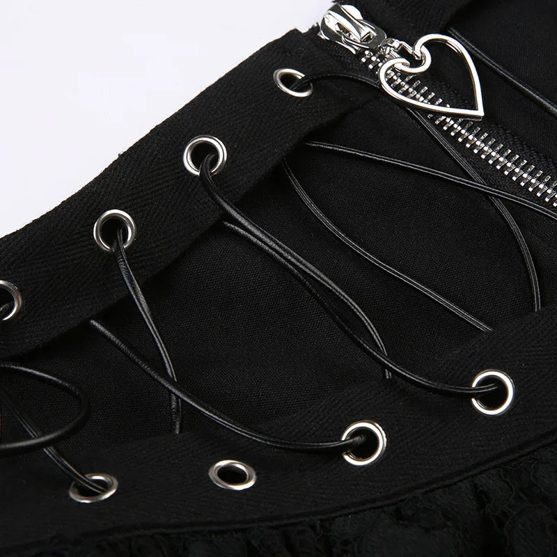 Women Harajuku Gothic Skirt