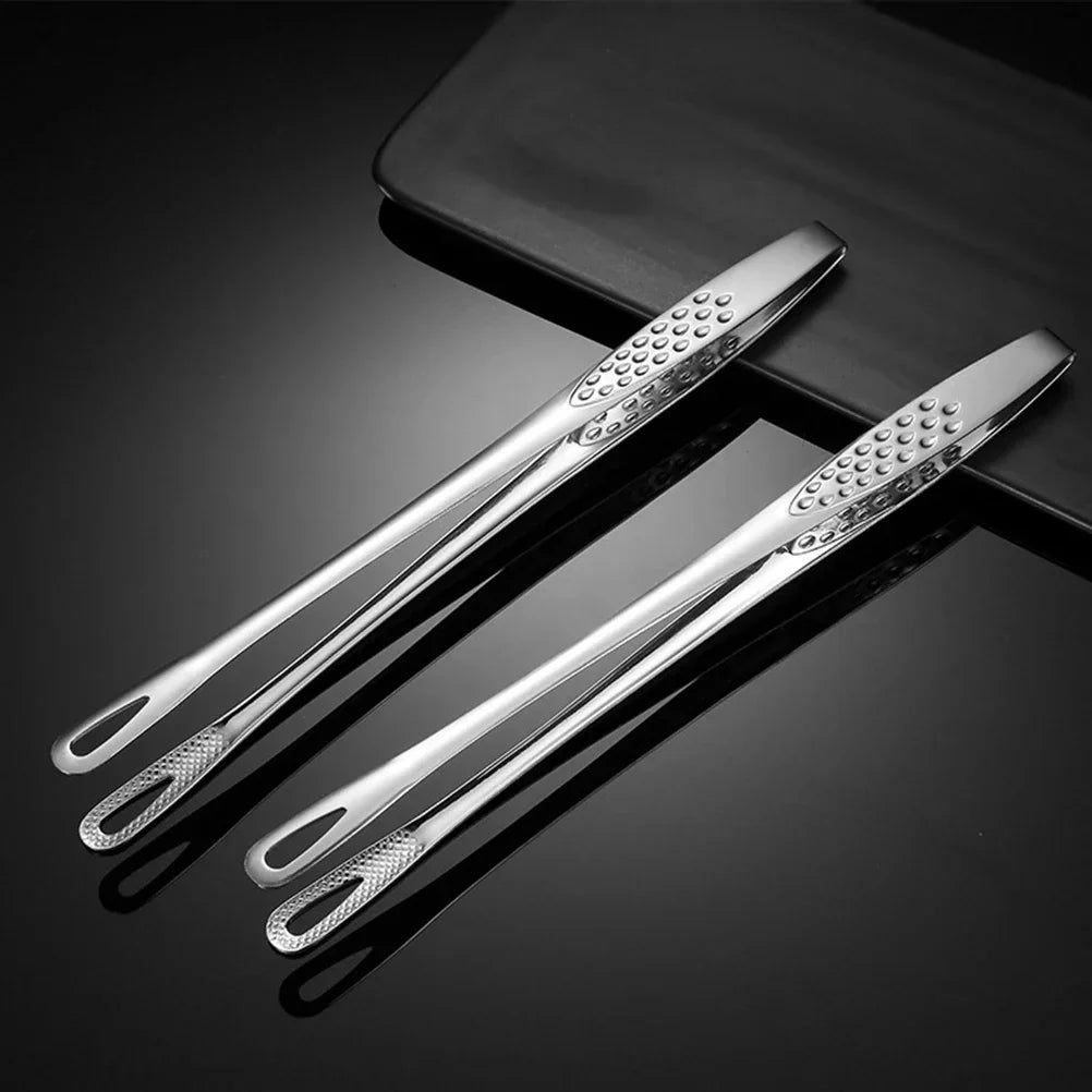 Stainless Steel Kitchen Tongs (2-Pack)