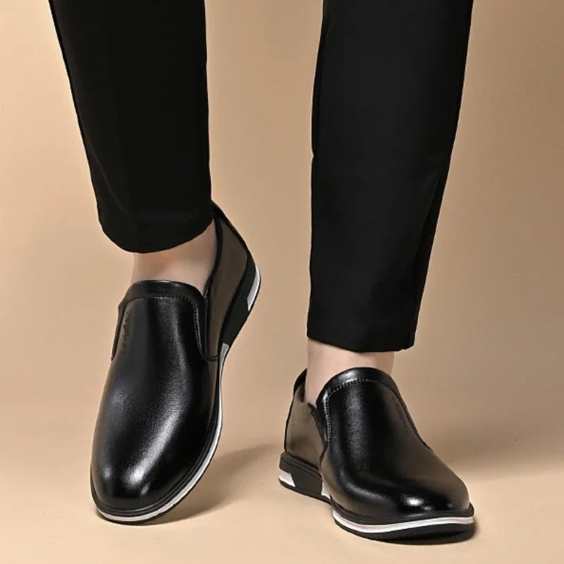 Men Luxury Leather Driving Shoes