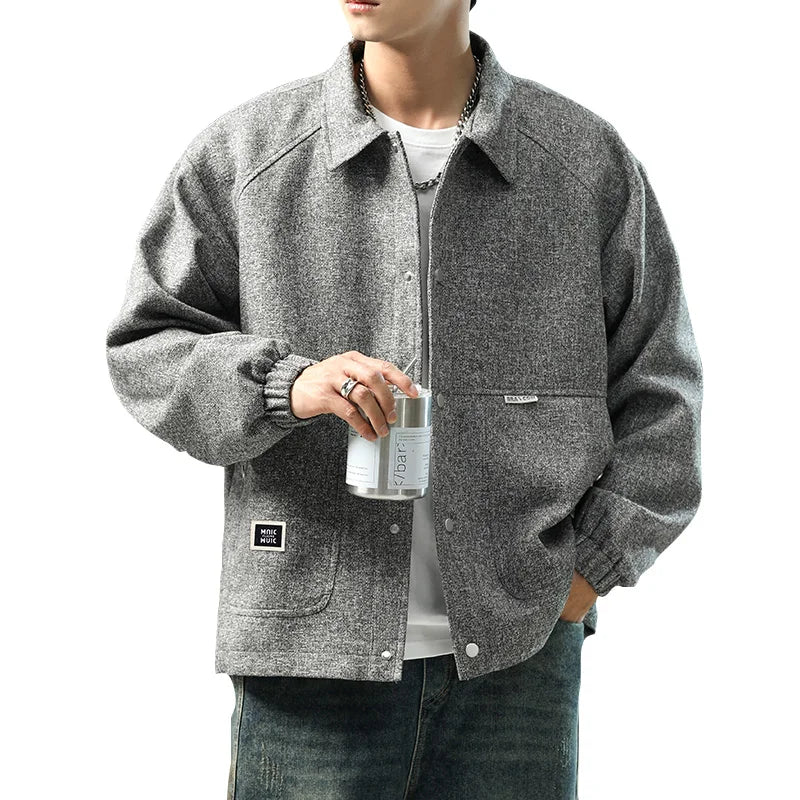 Men's Plus Size Vintage Casual Jacket