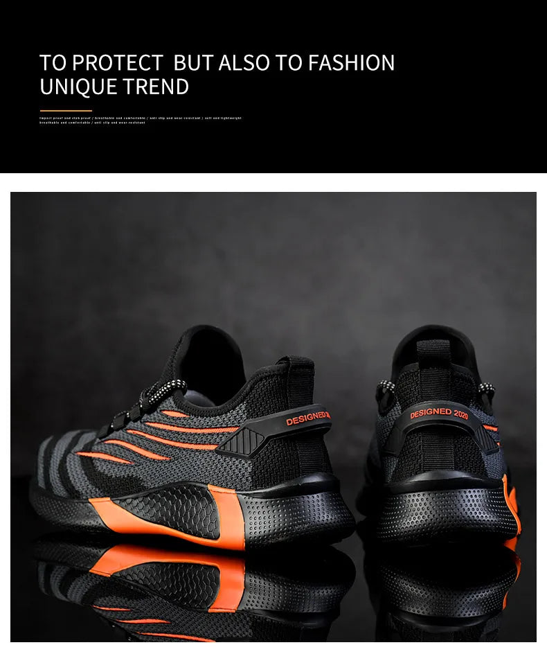 أحذية عمل خفيفة الوزن غير قابلة للتدمير للرجال