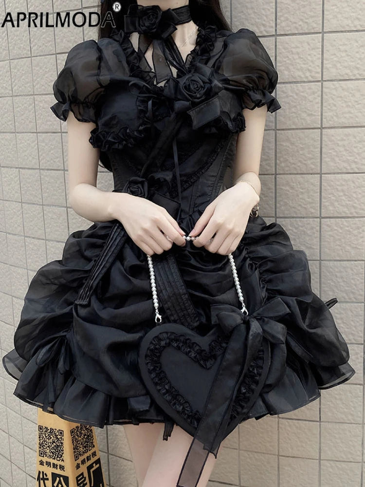 Lolita Summer Cropped Y2K Bolero Shrug