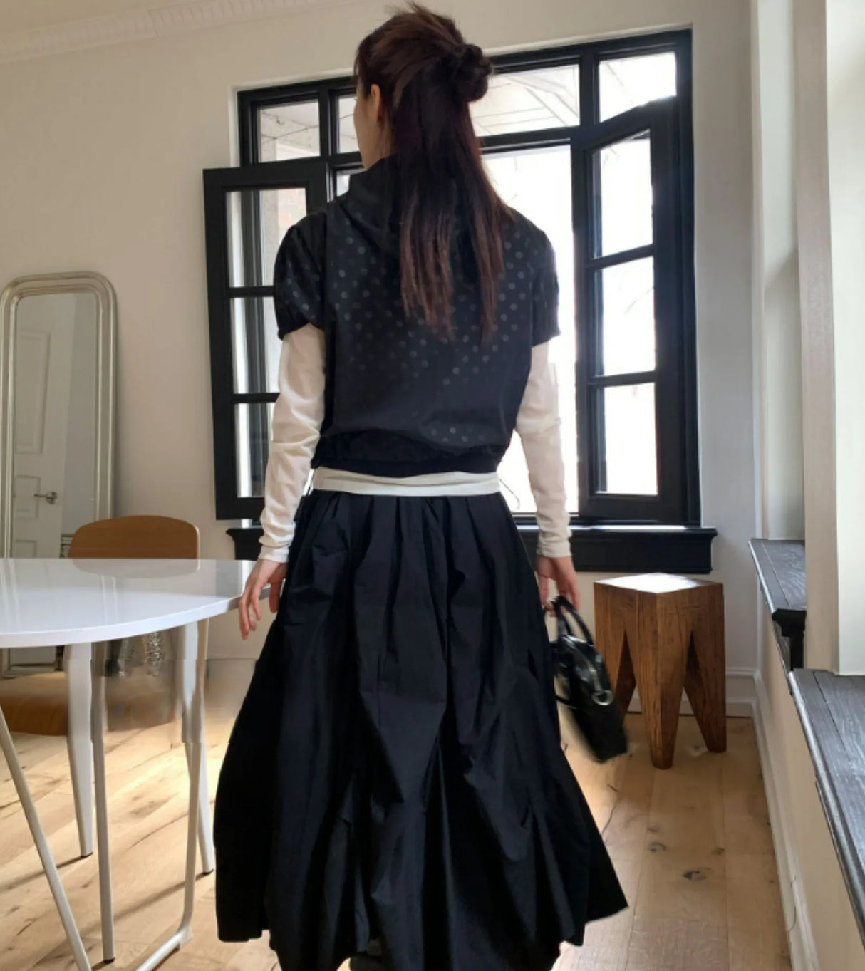 Streetwear Summer Polka Dot Hooded Jacket