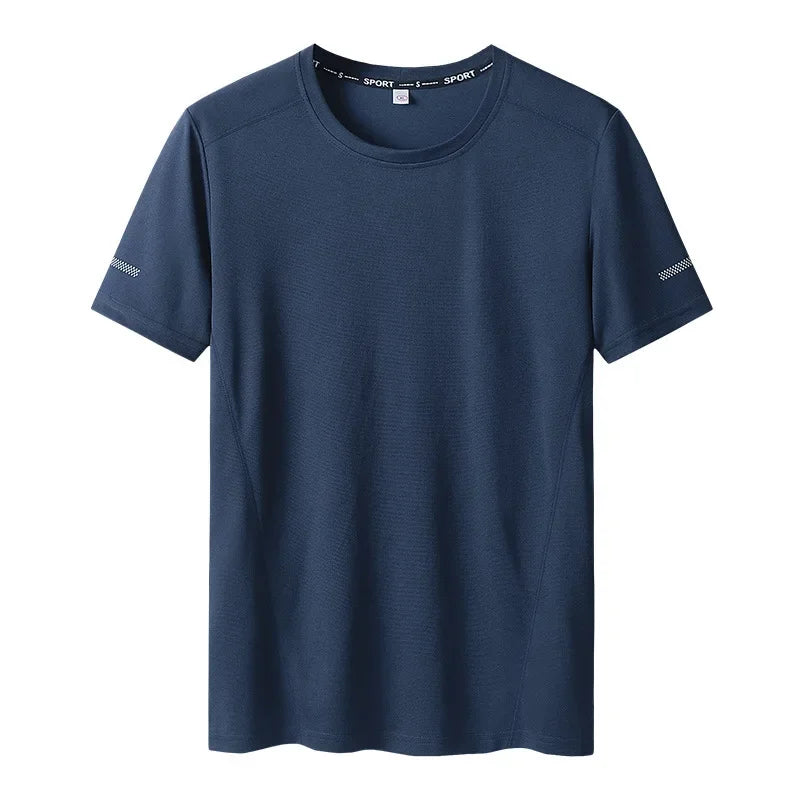 Men Plus Size Quick Dry T-Shirt 6XL-9XL
