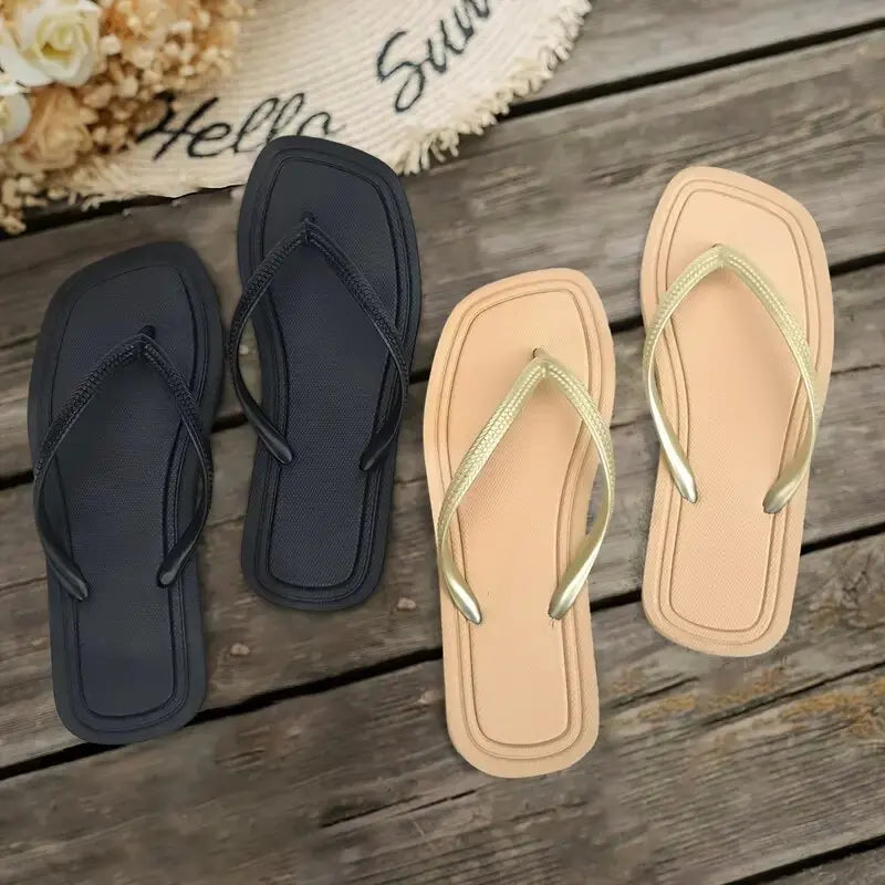 Women Simple Summer Flip Flops