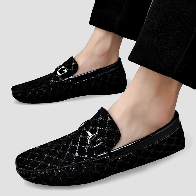 Men Breathable Handmade Leather Loafers