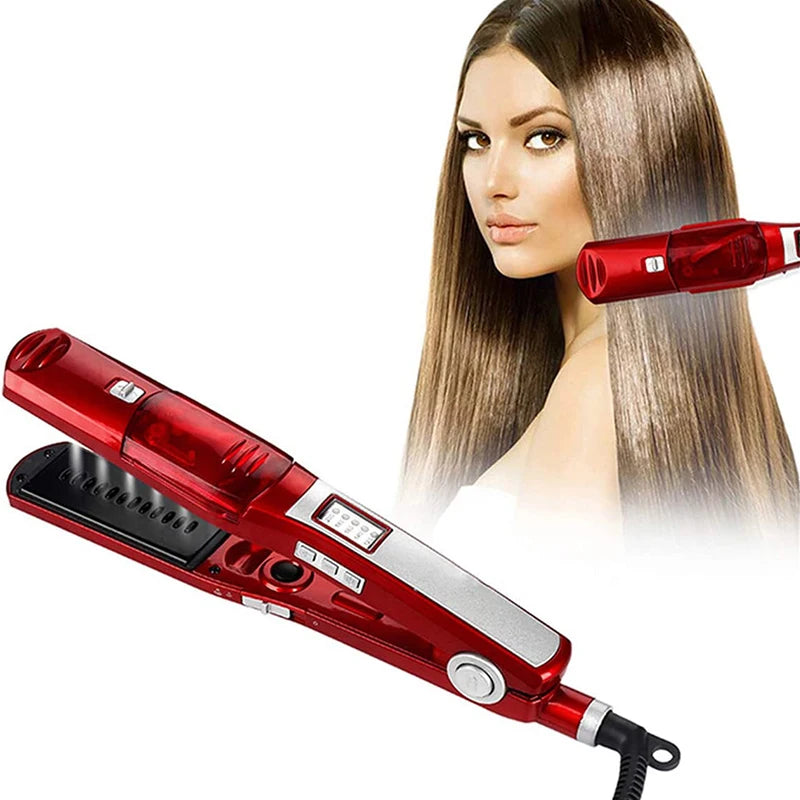 Steam Flat Iron Hair Straightener