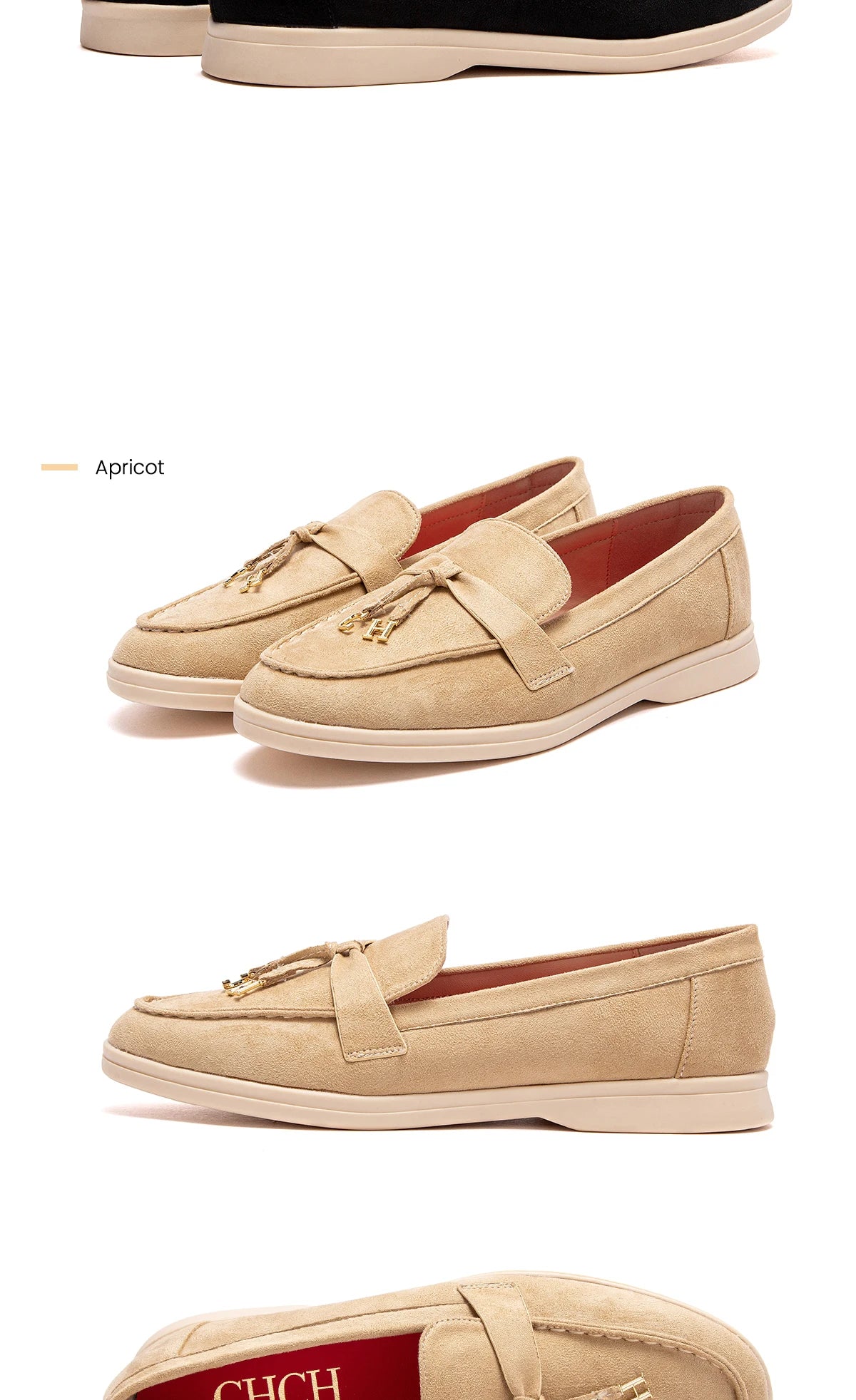 حذاء نسائي من الجلد اللامع بمقدمة مدببة