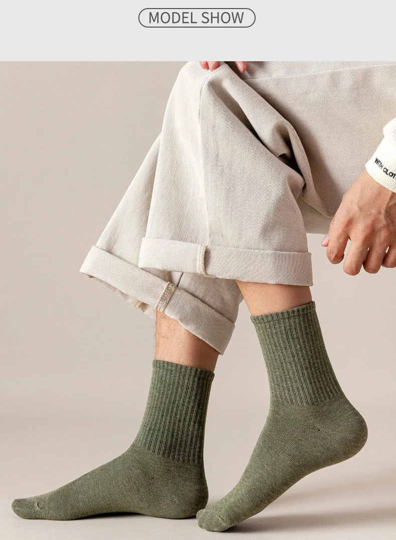 Men’s Cotton Business Dress Socks