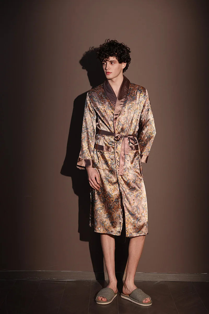 Elite Silk Lounge Robe
