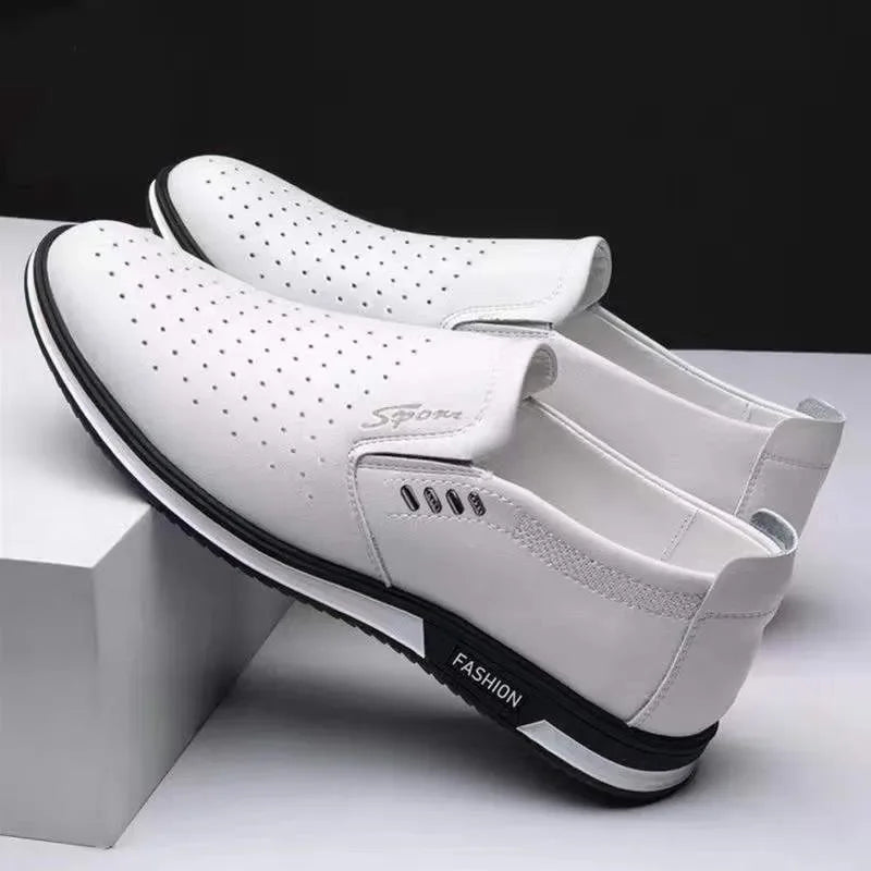Men Luxury Leather Driving Shoes