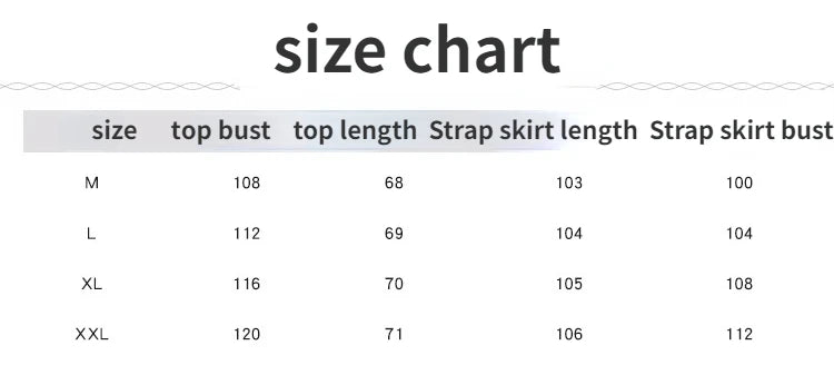 Size chart for Korean Loose Fit Maternity Dress detailing measurements for M, L, XL, and XXL sizes.