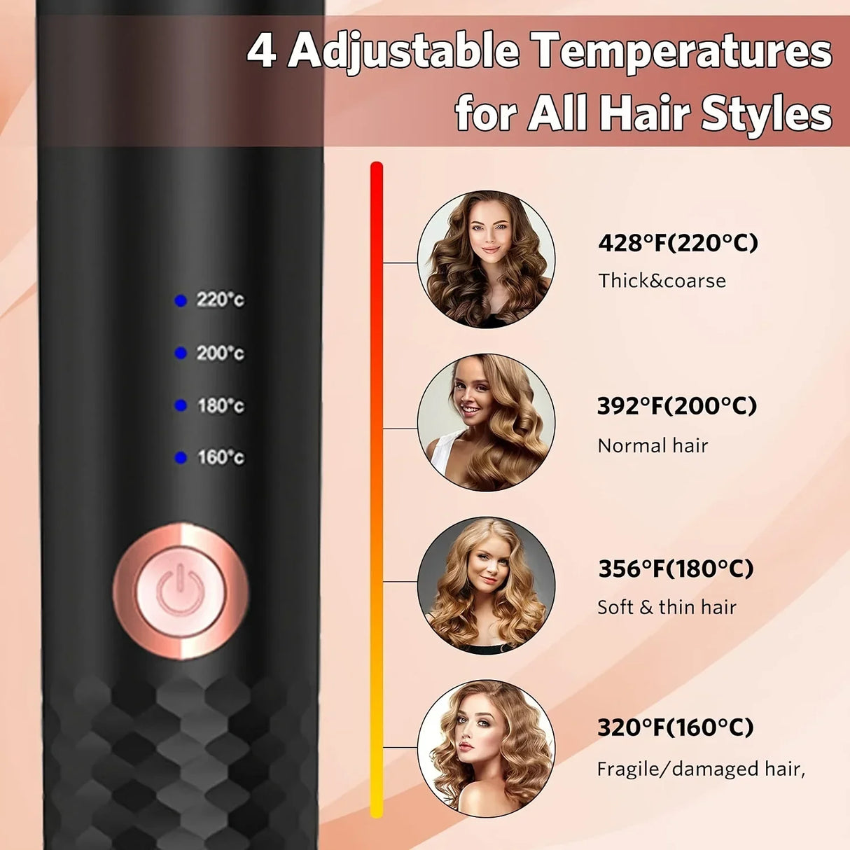 TINSOL Auto-Rotating Air Curling Iron