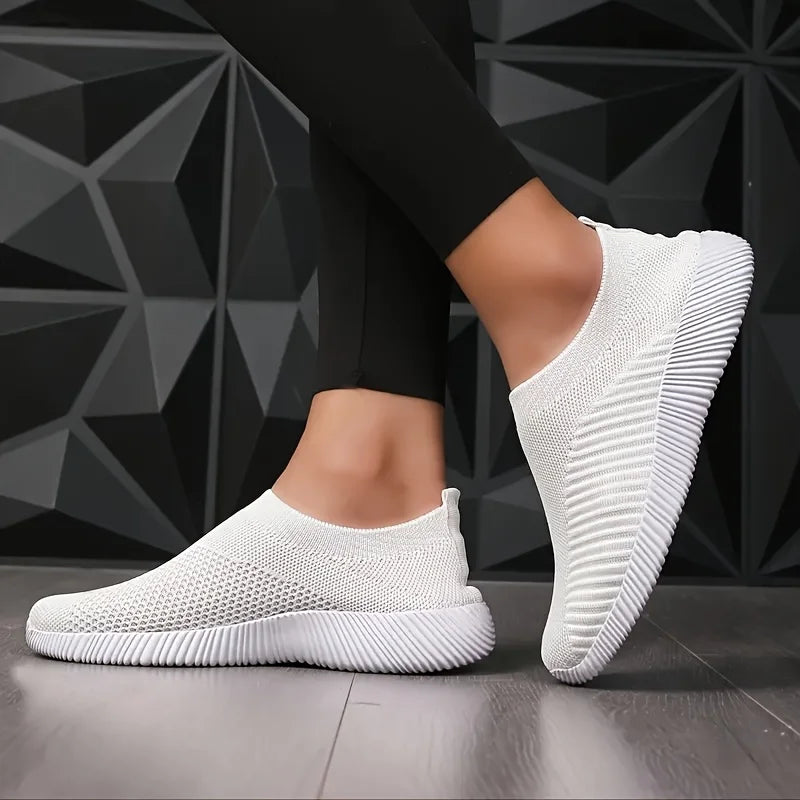 Women's Breathable Mesh Slip-On Sneakers