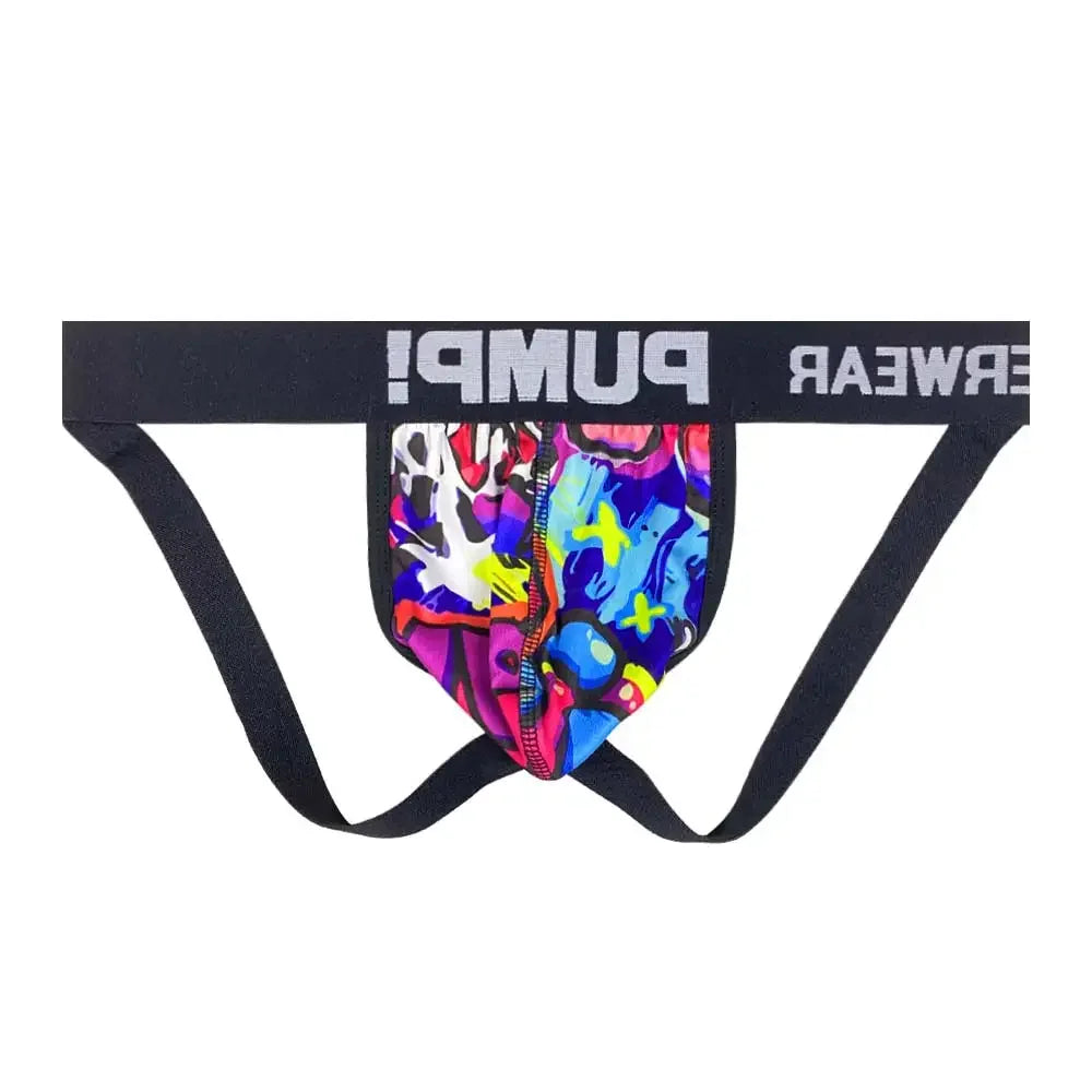 Men's Sexy Graffiti Briefs – Low Waist Jockstrap