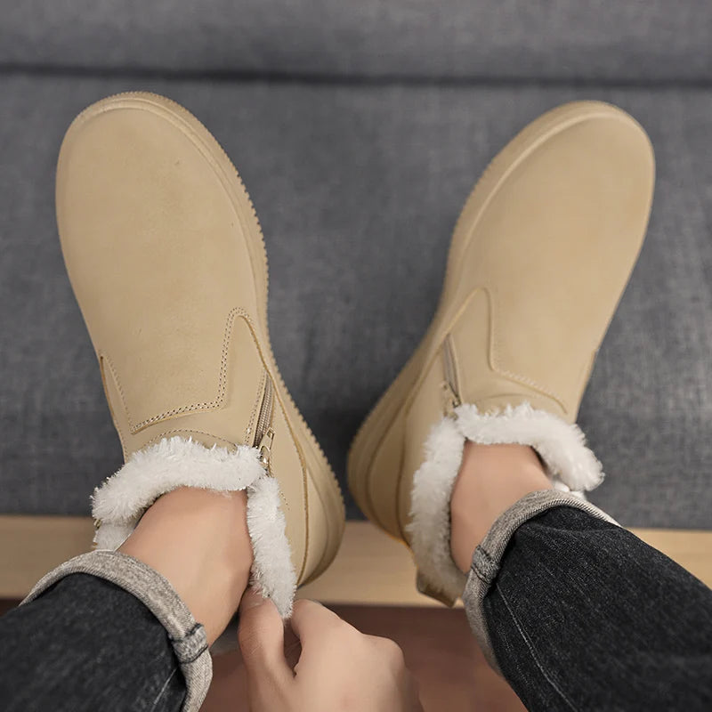 أحذية المطر الخارجية ذات النعل السميك للنساء