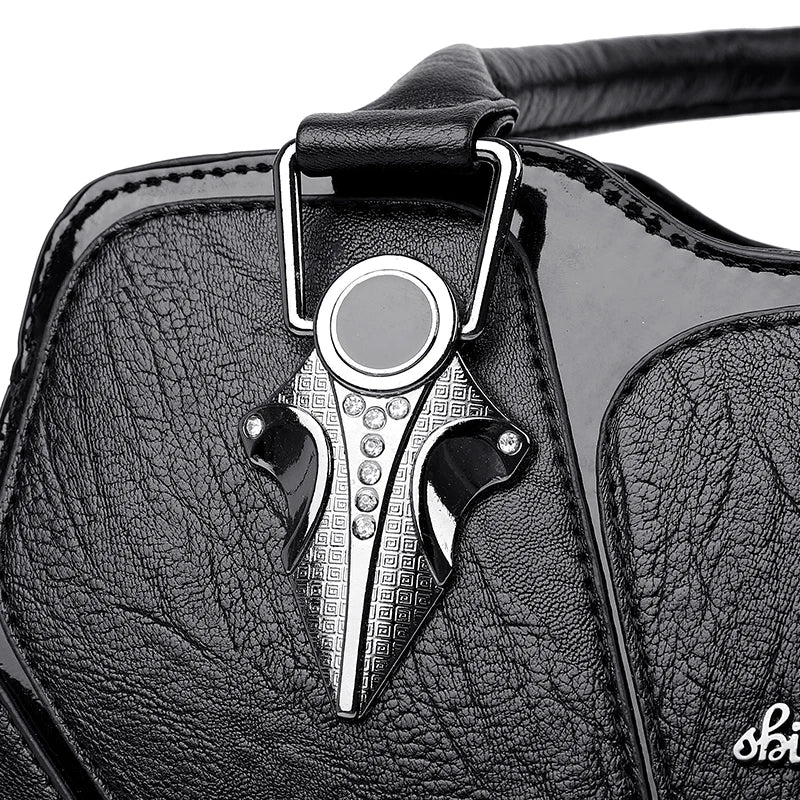 Classic Leather Crossbody Bag