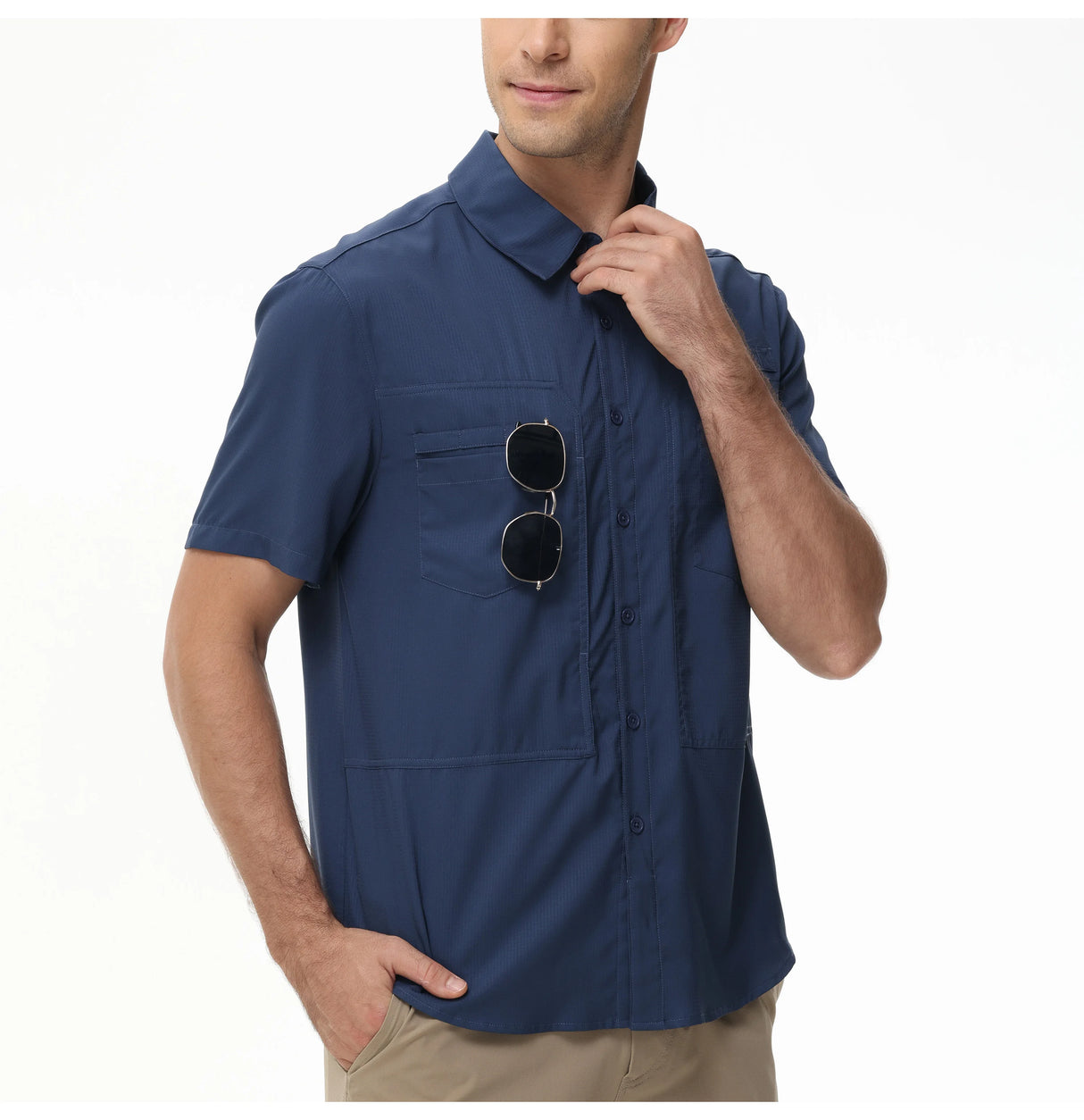 Men Fishing Cargo Shirt