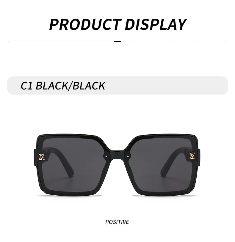 Luxury Oversized Square Sunglasses