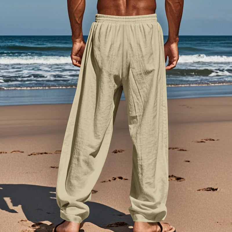 Men Cotton Linen Pants