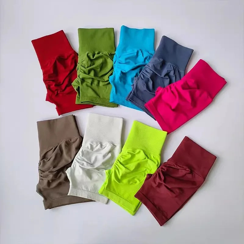 Women High-Waist Yoga Sports Shorts