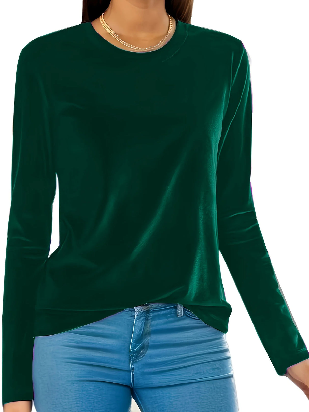 Women's Plus Size Long Sleeve Top – 2025 Collection