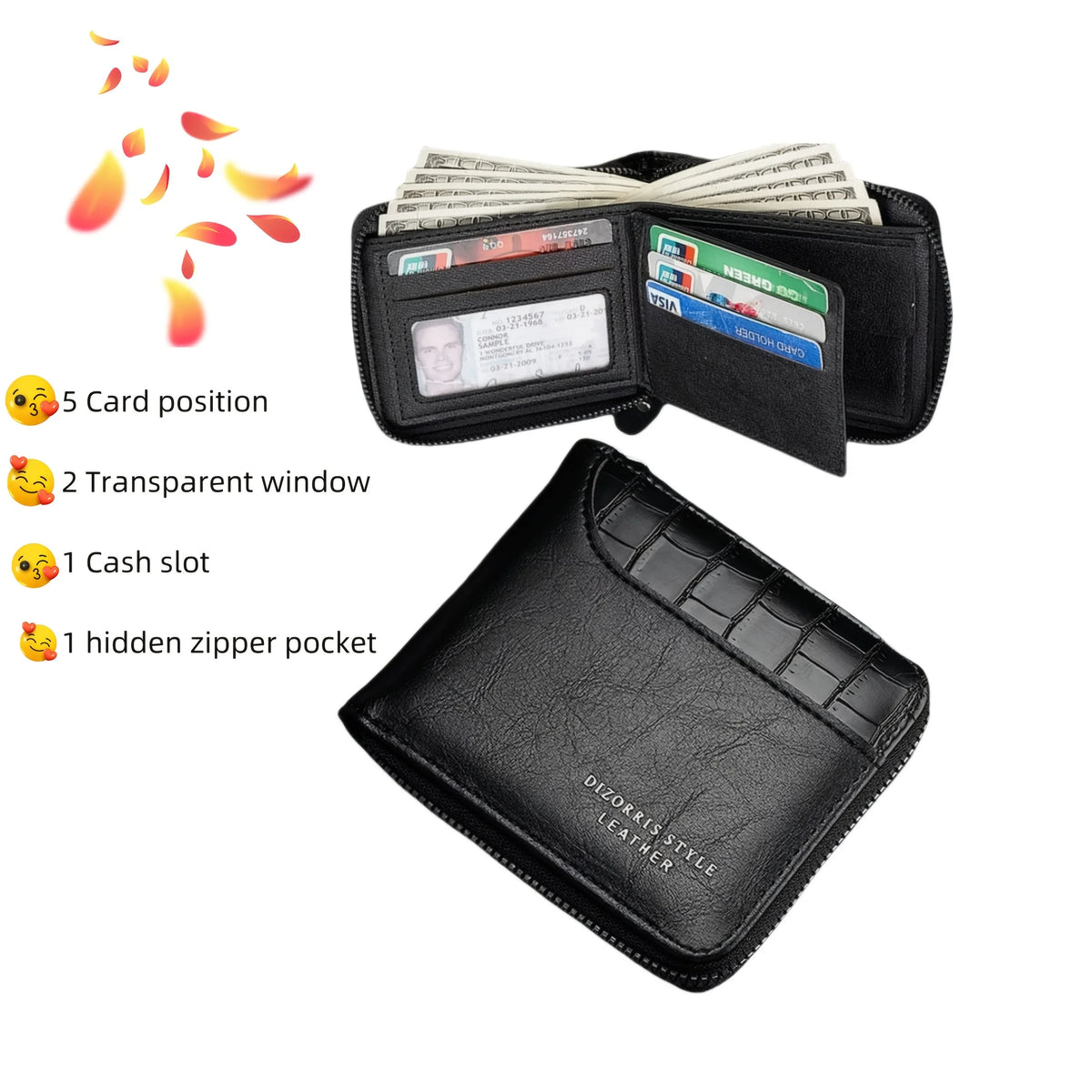 Personalized Leather Wallet