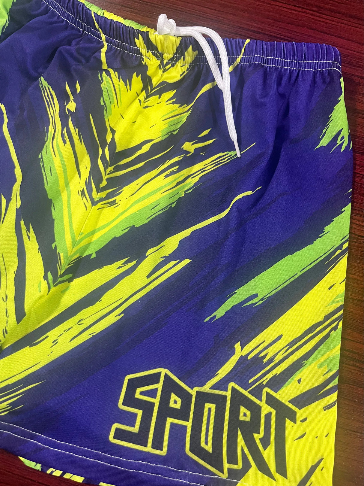 Men's Plus Size 3D Print Swim Trunks 5XL