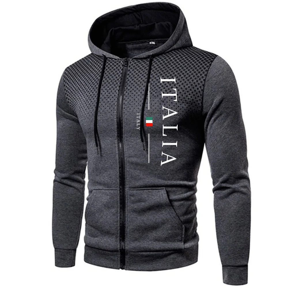 Men's Zip-Up Hoodie Jacket