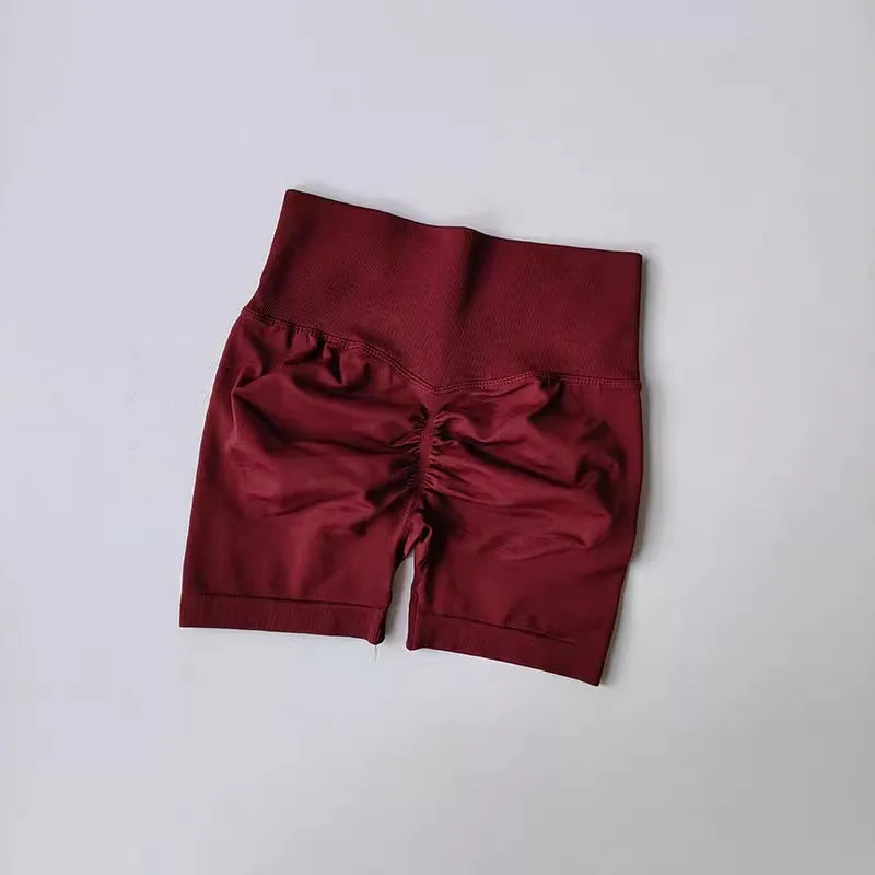 Women High-Waist Yoga Sports Shorts