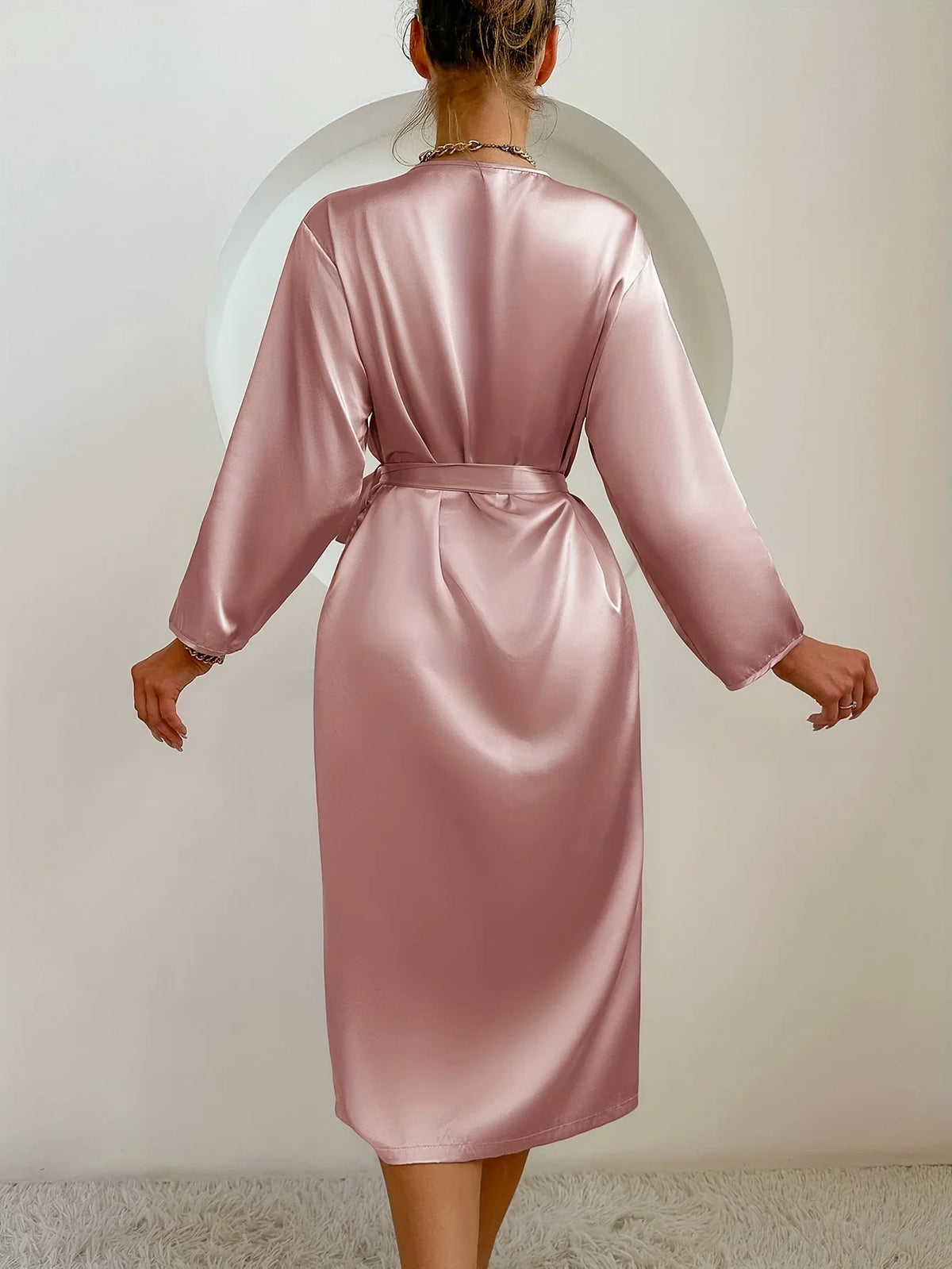 Bella Satin Lounge Robe