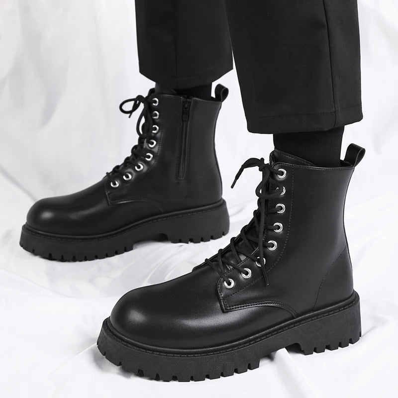 Men’s Fashion High-Top Boots