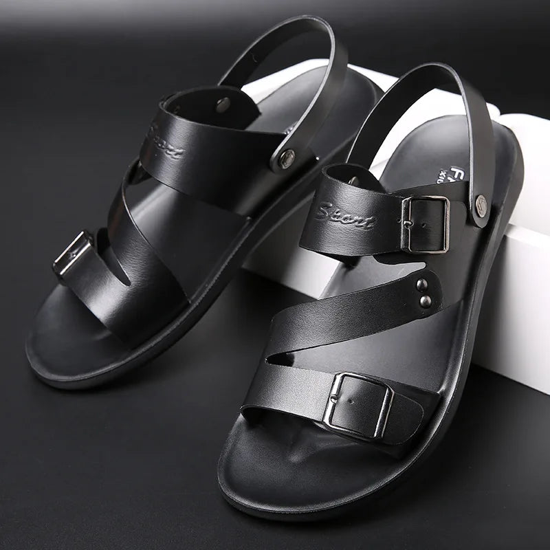 Men Soft Sole Leather Sandals