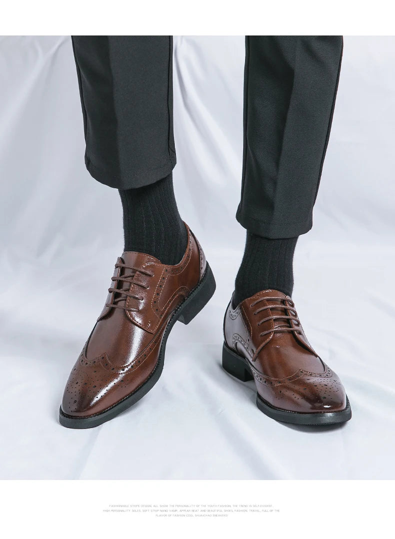 Men’s Full-Grain Leather Dress Shoes