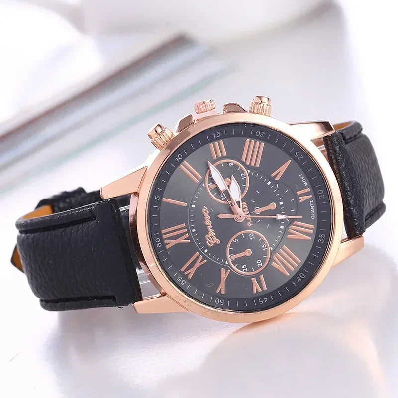 Women’s Leather Dress Watch