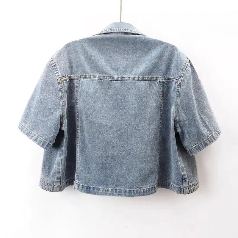 Summer New Joker Denim Jacket for Women
