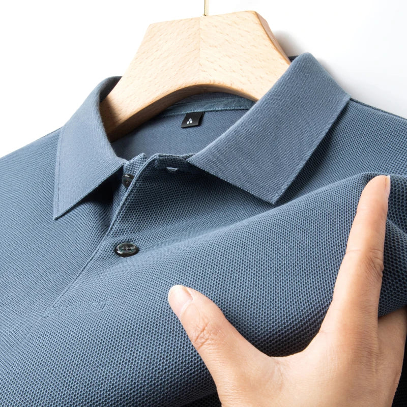 Men Cotton Breathable Polo Shirt