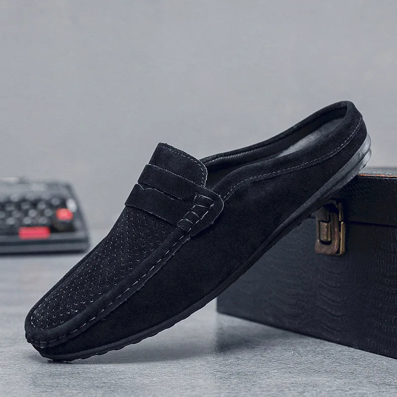 Men Suede Slip Ons