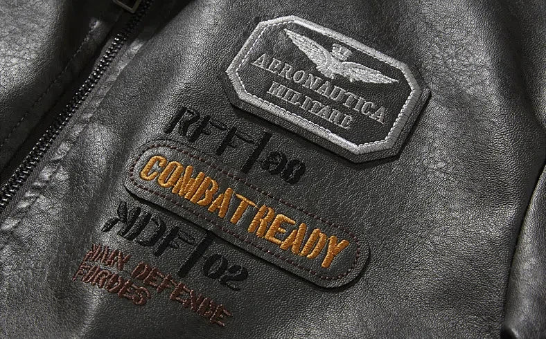 بدلة دراجة نارية للرجال مقاس كبير من البولي يوريثان - سترة من الصوف