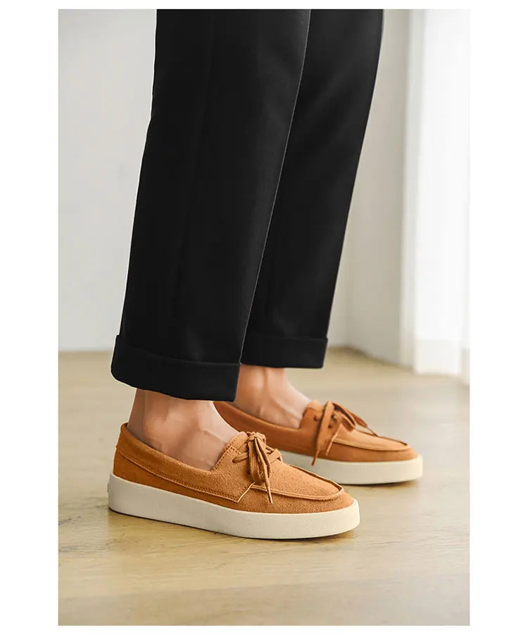 Men Suede Lightweight Driving Loafers