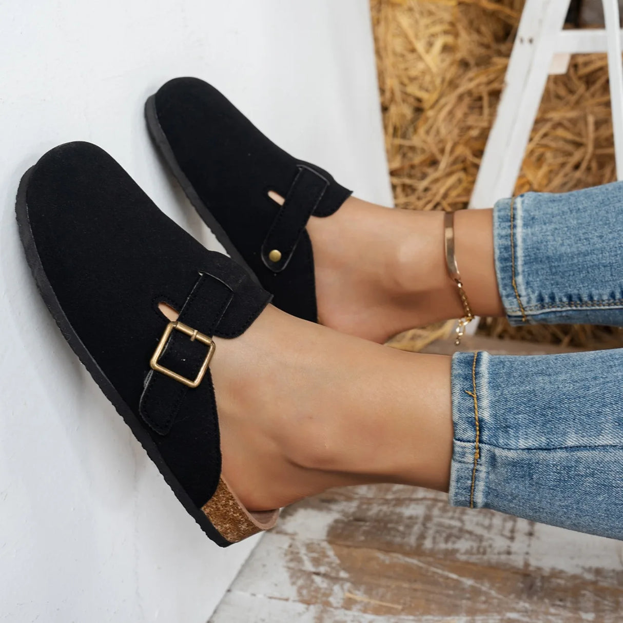 أحذية ثلج نسائية بكعب منخفض حتى منتصف الساق