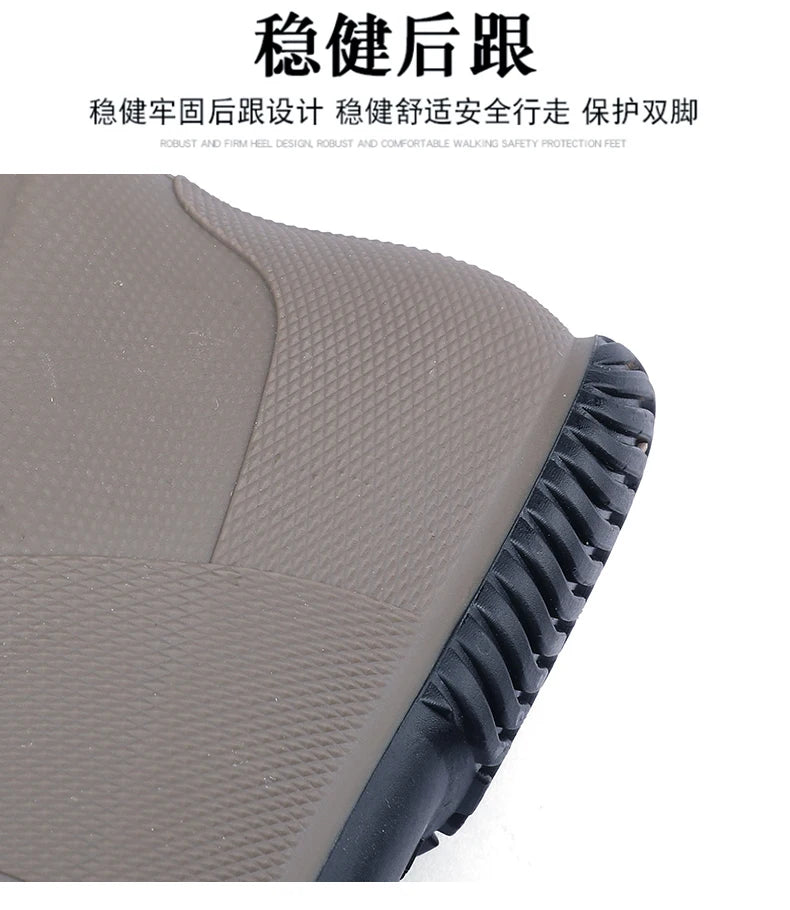 أحذية مطر للجنسين للصيد والمشي لمسافات طويلة