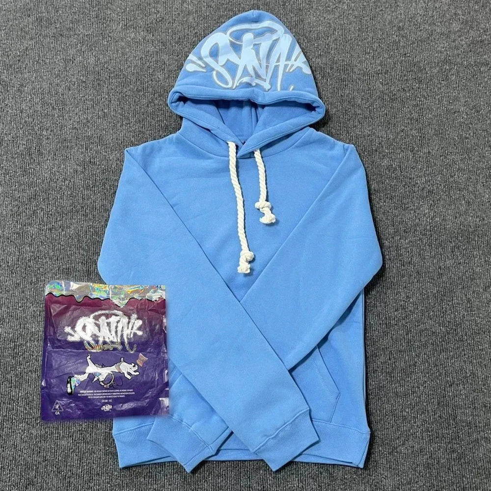 طقم هودي وبنطال رياضي رجالي من القطن