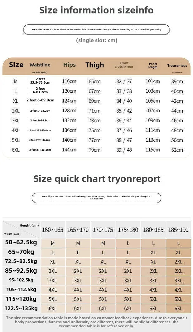 Men's Plus Size Cargo Pants – Black Cotton Joggers