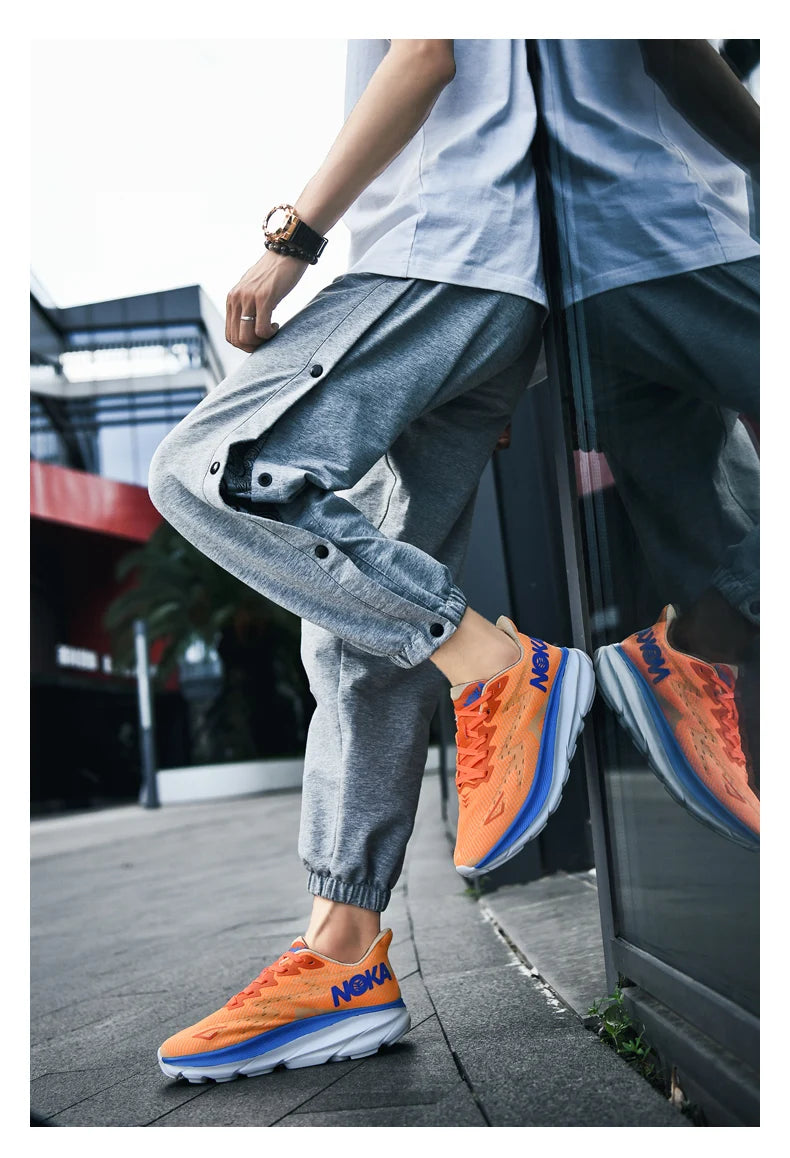 حذاء رياضي رجالي للجري مزود بوسادة هوائية