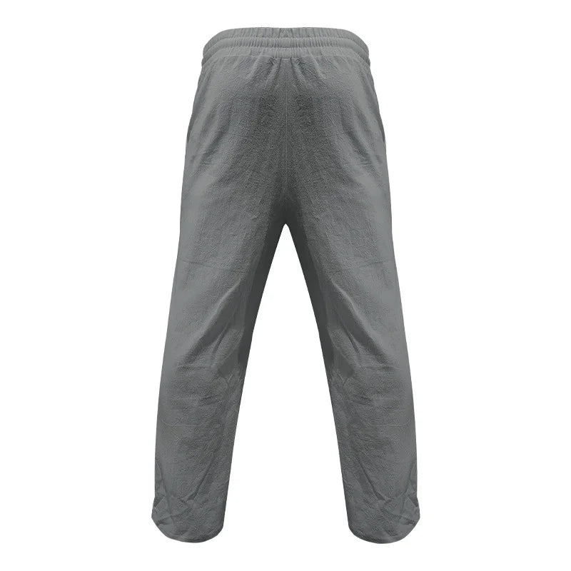 Men’s Cotton Linen Yoga Pants
